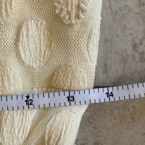 Rockabilly 50’s style pale yellow wedding dress - Picture 4 of 6